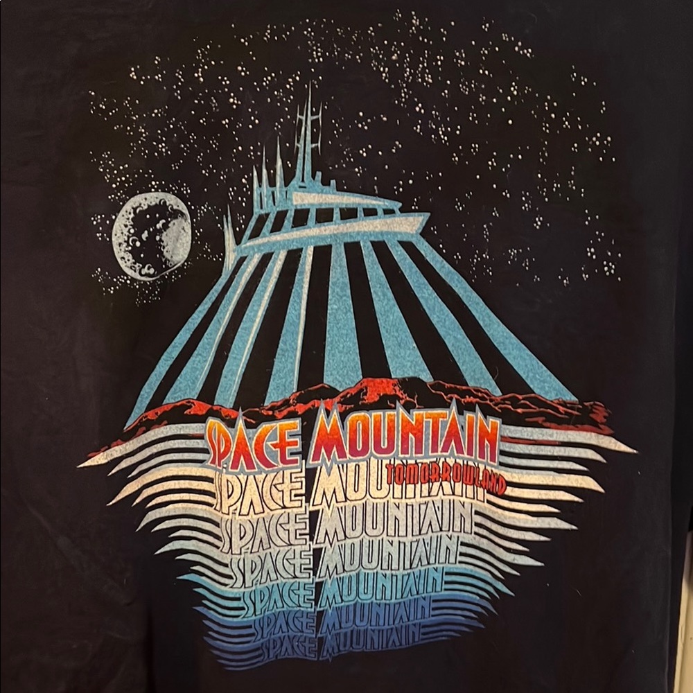 Disneyland Space Mountain Graphic T-Shirt - Picture 2 of 4